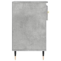 Vidaxl Omarica za čevlje betonsko siva 102x36x60 cm inženirski les