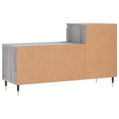 Vidaxl Omarica za čevlje siva sonoma 102x36x60 cm inženirski les