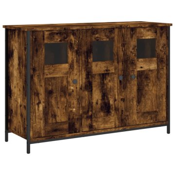 Vidaxl Komoda dimljeni hrast 100x35x70 cm inženirski les