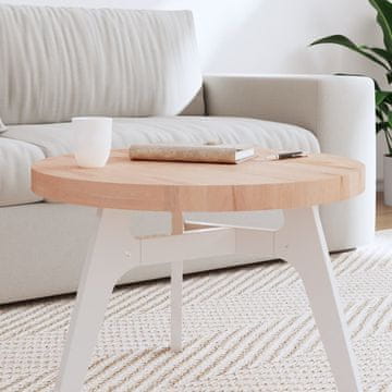 Vidaxl vidaXL Mizna plošča Ø60x4 cm okrogla masivna bukova lesena