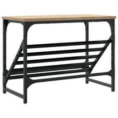 Vidaxl Regal za čevlje sonoma hrast 60x30x45 cm inženirski les