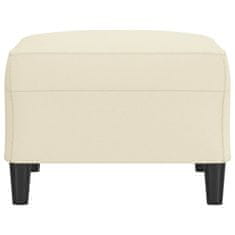 Vidaxl Stolček za noge krem 70x55x41 cm umetno usnje