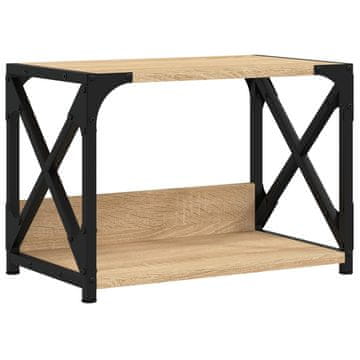 Vidaxl Stojalo za tiskalnik sonoma hrast 44x26x31,5 cm inženirski les