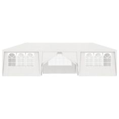 Vidaxl Profesionalen vrtni šotor s stranicami 4x9 m bel 90 g/m²