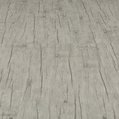 Vidaxl Samolepilne talne deske 4,46 m² 3 mm PVC hrast sprane