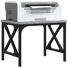 Vidaxl Stojalo za tiskalnik siva sonoma 40x30x31 cm inženirski les