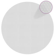 Vidaxl Plavajoča PE solarna folija za bazen 417 cm siva
