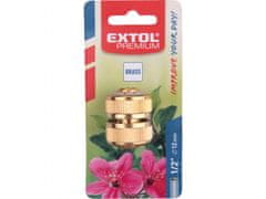 Extol Premium Spojka za cev, 1/2", MEDENINA