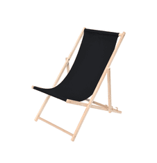 eoshop Leseni ležalnik Bahama BLACK