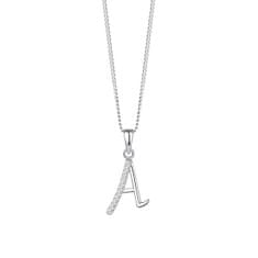 Preciosa Srebrna ogrlica črka "A" 5380 00A (verižica, obesek)