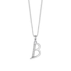 Preciosa Srebrna ogrlica črka "B" 5380 00B (verižica, obesek)