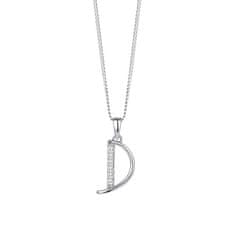 Preciosa Srebrna ogrlica črka "D" 5380 00D (verižica, obesek)