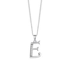 Preciosa Srebrna ogrlica črka "E" 5380 00E (verižica, obesek)