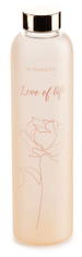 Rosmarino steklenica za vodo, Love of Life, 750 ml, roza