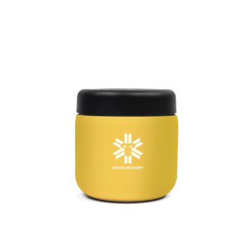 Snow monkey Termo posoda za hrano Foodie mini 350 ml sunset yellow