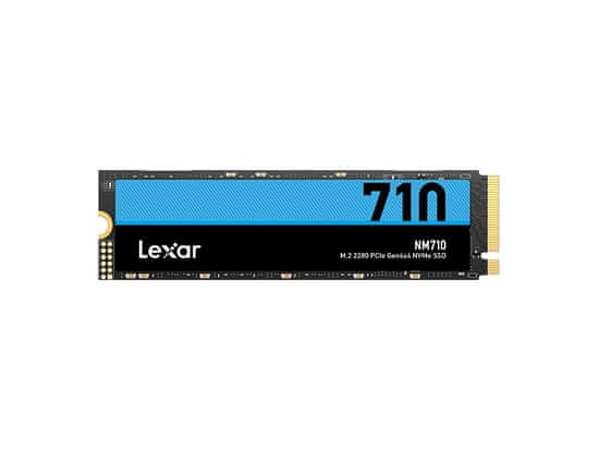 Lexar NM710 SSD disk, 2 TB, M.2 2280, PCI-e 4.0 x4 NVMe (LNM710X002T-RNNNG)