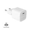 FIXED Omrežni polnilnik z izhodom USB-C in podporo PD, 30 W, bela