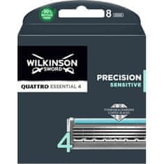 Wilkinson Sword Rezervna glava Quattro Essential Precision Sensitiv e 8 kosov