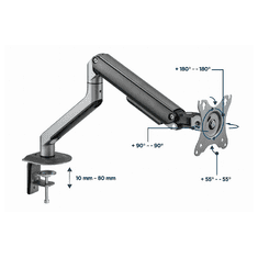 Gembird Nosilec za monitor MA-DA1-05 17”-32”