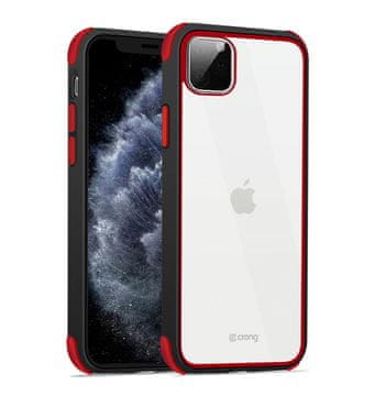 Crong Prozoren ovitek Crong Trace - ovitek za iPhone 11 Pro (črn/rdeč)