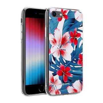 Crong Ovitek Crong Flower - ovitek za iPhone SE (2022/2020) / 8 / 7 (vzorec 03)