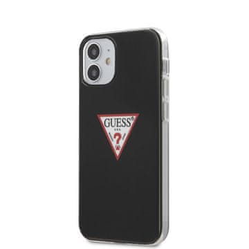 Guess Ovitek Guess Triangle Logo - iPhone 12 Mini (črn)