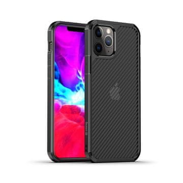 Crong Ovitek Crong Hybrid Carbon - iPhone 12 Pro Max (črn)