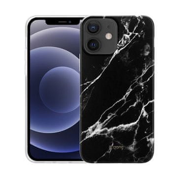 shumee Ovitek Crong Marble - ovitek za iPhone 12 Mini (črn)