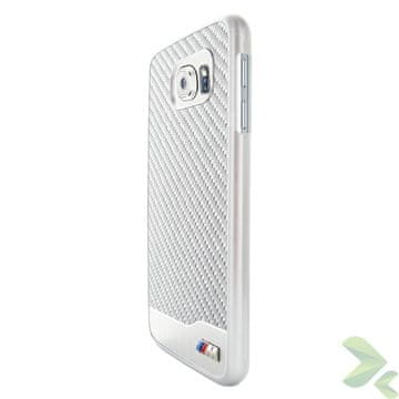 Bmw Trdi ovitek BMW M Edition iz karbona in aluminija - ovitek za Samsung Galaxy S6 (srebrn)