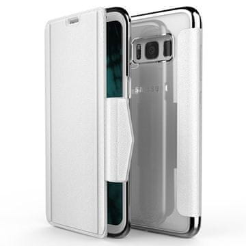 shumee X-Doria Engage Folio - ovitek za Samsung Galaxy S8+ z režami za kartice (bel)