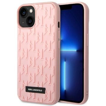 Karl Lagerfeld Ovitek Karl Lagerfeld 3D Monogram za iPhone 14 Plus - Roza