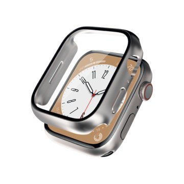 shumee Ovitek za hibridno uro Crong - Ovitek s steklom za Apple Watch 41 mm (Starlight)