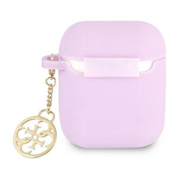 Guess GUESS GUA2LSC4EU AIRPODS 1/2 OVITEK VIJOLIČEN/VIJOLIČEN SILICONE CHARM 4G COLLECTION