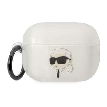 shumee Karl Lagerfeld NFT Ikonik Karl Head - ovitek za AirPods Pro 2 (prozoren)