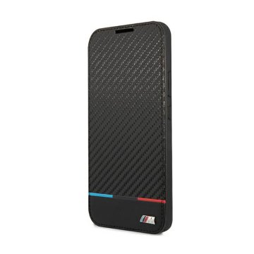 shumee BMW Booktype M Collection Triangles - ovitek za Samsung Galaxy S22+ (črn)