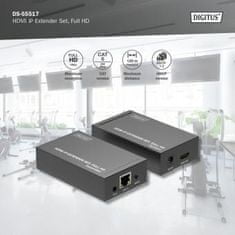 Digitus IP video podaljšek HDMI, 120 m, Full HD, 1080p