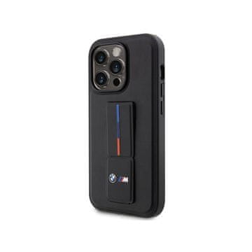 Bmw Stojalo BMW Grip Stand Hot Stamp - ovitek za iPhone 14 Pro (črn)