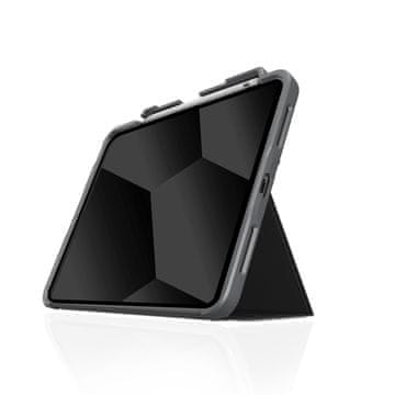 shumee STM Dux Plus - oklepni ovitek za iPad 10,9 (2022) MIL-STD-810G z držalom za Apple Pencil (črn) različica EDU/COM
