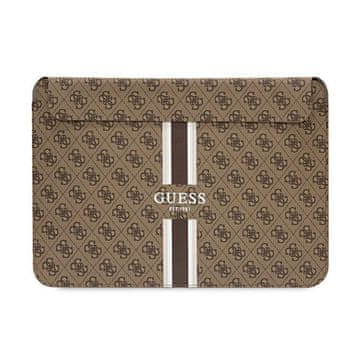 Guess Guess 4G Printed Stripes torba za računalnik - 14 torba za prenosnik (rjava)