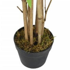 Vidaxl Umetno bambusovo drevo 368 listov 80 cm zeleno