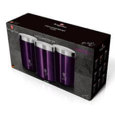 Berlingerhaus Komplet škatle za hrano 3 vijolične Eclipse Collection BH-6827