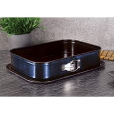 Berlingerhaus Kalup z neprijemljivo površino 2v1 Aquamarine Metallic Line 39x27x7,5cm BH-1552