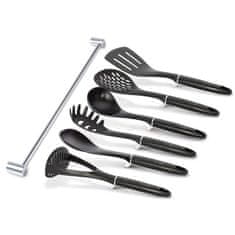 Berlingerhaus Kuhinjski pripomočki s stensko montažo 7 kosov Royal Black Collection BH-6327