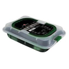 Berlingerhaus Pladenj za peko s pokrovom prenosni 36,5 x 24,5 cm Emerald Collection BH-7843