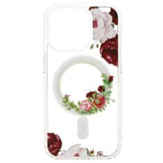MG Flower MagSafe ovitek za iPhone 14, red flower