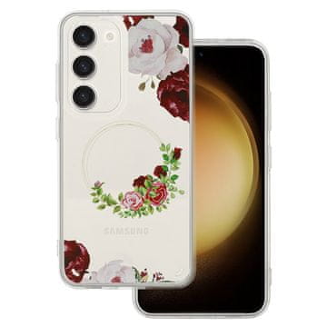 MG Flower ovitek za Samsung Galaxy S23 FE, red flower