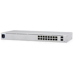 Ubiquiti Stikalo Networks UniFi USW-16-POE Gen2 16x GLAN, 8x PoE, 2x SFP, 42W