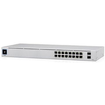 Ubiquiti Stikalo Networks UniFi USW-16-POE Gen2 16x GLAN, 8x PoE, 2x SFP, 42W