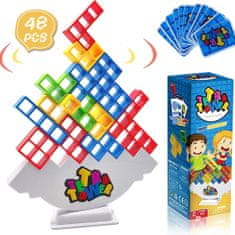Shopdbest Prenosna Igra Tetris za Različne Priložnosti: Pikniki, Zabave, Kampiranje in Več, za Otroke in Odrasle, 23×8×8 cm, 150 g