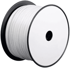 Cabletech Telefonski ploščati kabel, 6-žilni, 100 m kolut, beli , Cu (baker)